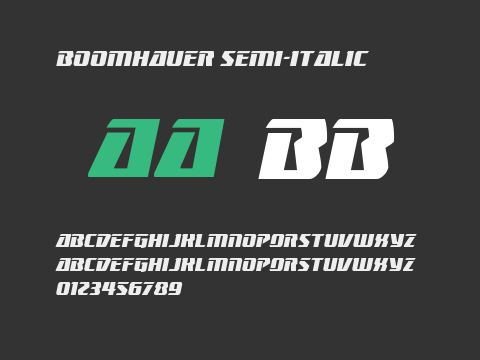 Boomhauer Semi-Italic