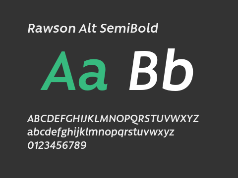 Rawson Alt SemiBold