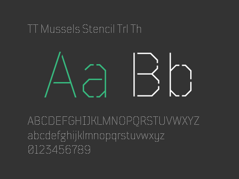 TT Mussels Stencil Trl Th