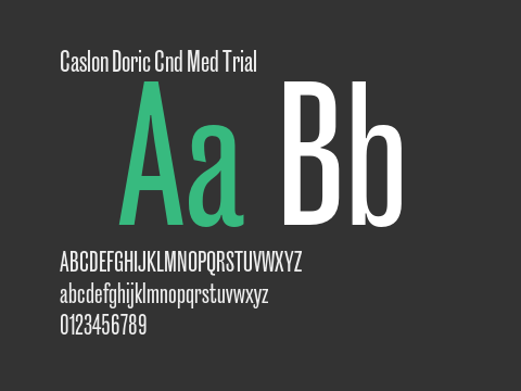 Caslon Doric Cnd Med Trial