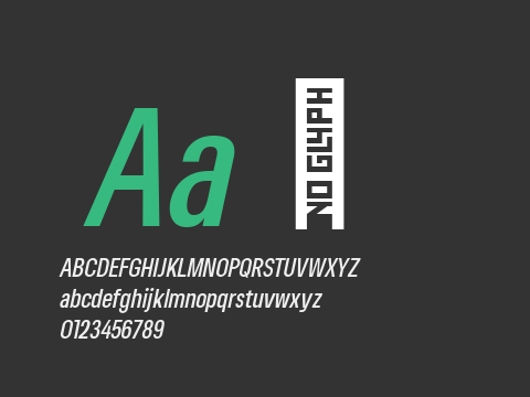 Lama Sans SemiBold Cond Italic