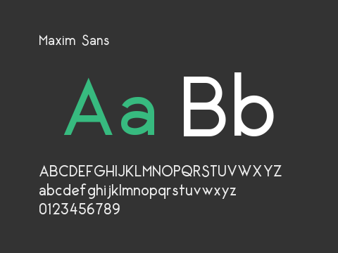 Maxim Sans