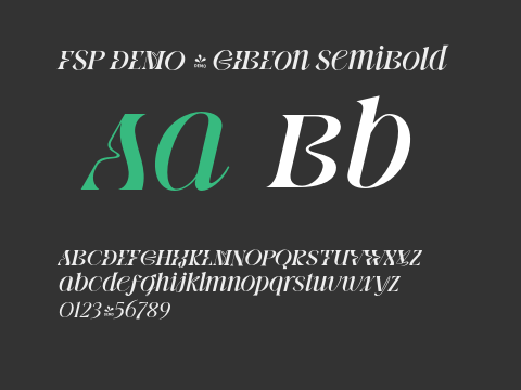 FSP DEMO - GIBEon SemiBold