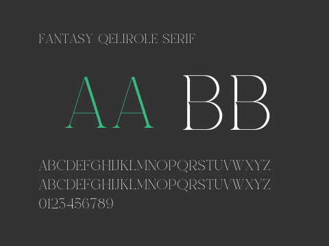 Fantasy Qelirole Serif