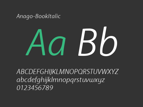 Anago-BookItalic