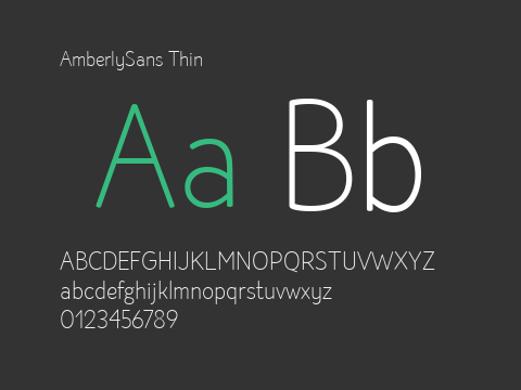 AmberlySans Thin