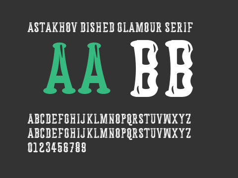 Astakhov Dished Glamour Serif