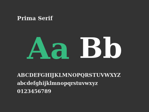 Prima Serif