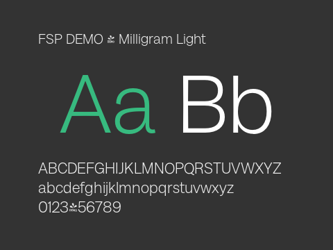 FSP DEMO - Milligram Light