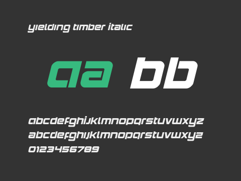 Yielding Timber Italic