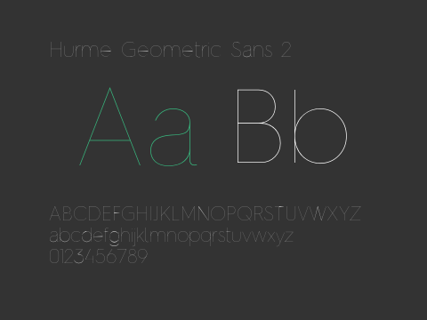 Hurme Geometric Sans 2