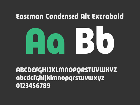 Eastman Condensed Alt Extrabold