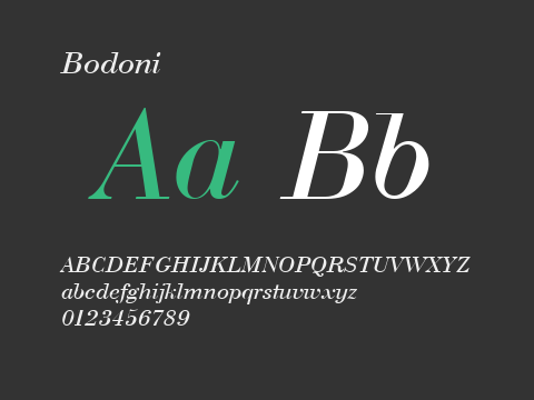 Bodoni