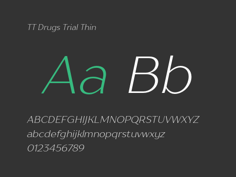 TT Drugs Trial Thin