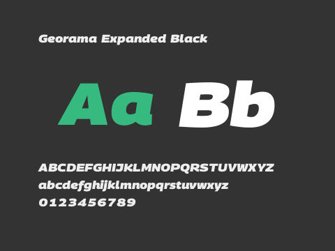 Georama Expanded Black