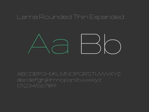 Lama Rounded Thin Expanded