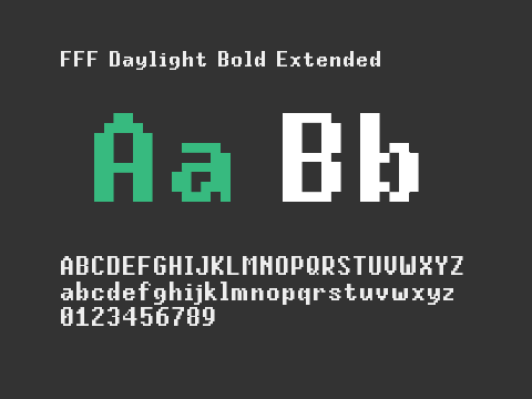 FFF Daylight Bold Extended