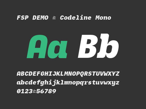 FSP DEMO - Codeline Mono