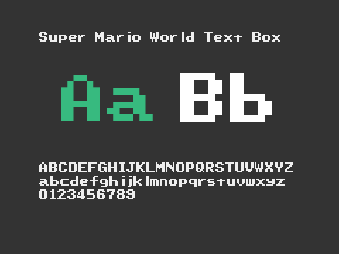 Super Mario World Text Box