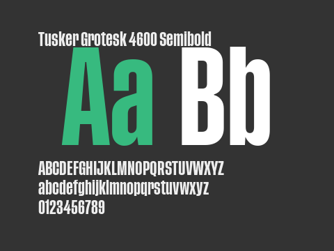 Tusker Grotesk 4600 Semibold