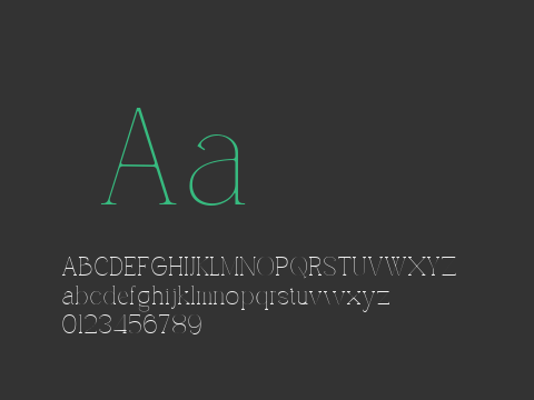 font 91 Thin