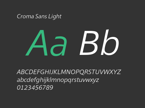 Croma Sans Light