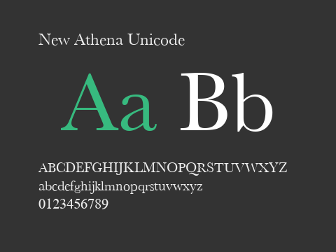 New Athena Unicode