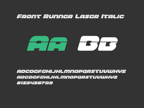 Front Runner Laser Italic