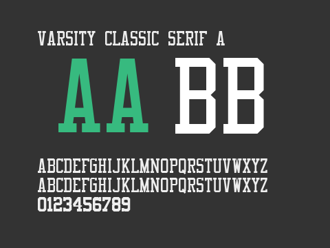 Varsity Classic Serif A