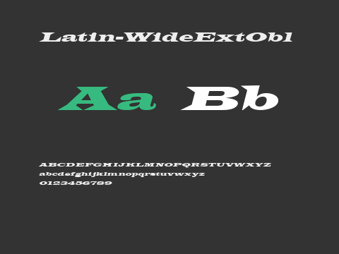 Latin-WideExtObl