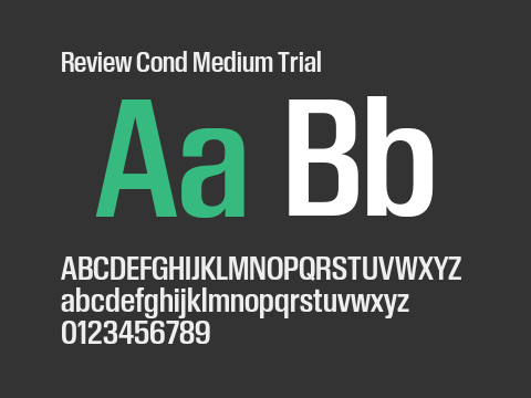 Review Cond Medium Trial