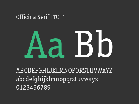 Officina Serif ITC TT