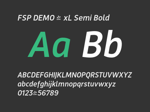 FSP DEMO - xL Semi Bold