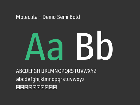 Molecula - Demo Semi Bold