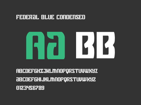 Federal Blue Condensed