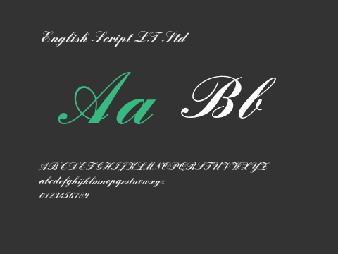 English Script LT Std