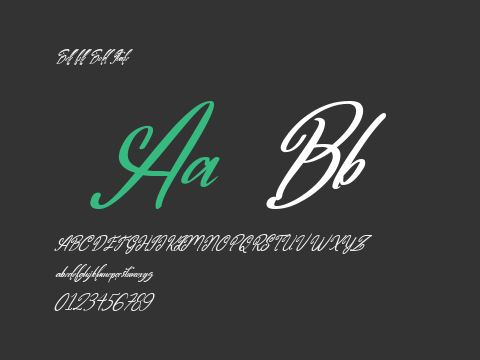 Belle fille Bold Italic