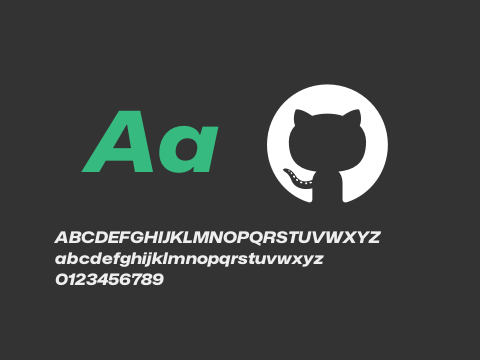 Mona-Sans ExtraBold Wide Italic