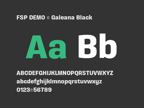 FSP DEMO - Galeana Black