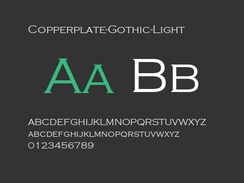 Copperplate-Gothic-Light