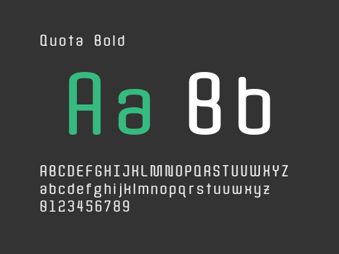 Quota Bold