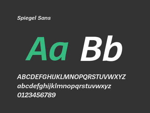 Spiegel Sans