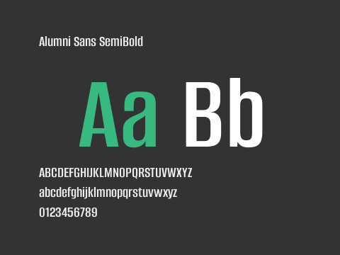 Alumni Sans SemiBold