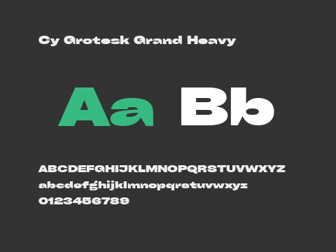 Cy Grotesk Grand Heavy