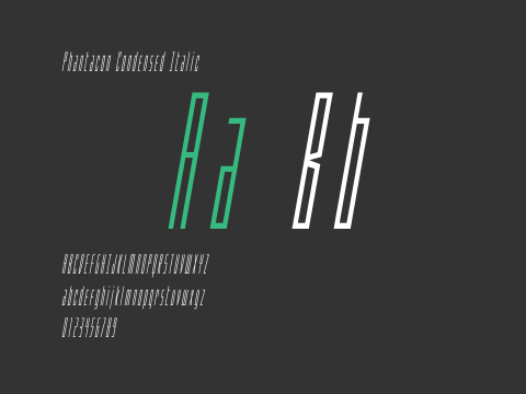 Phantacon Condensed Italic