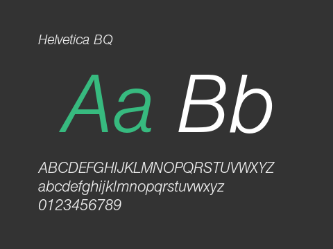 Helvetica BQ