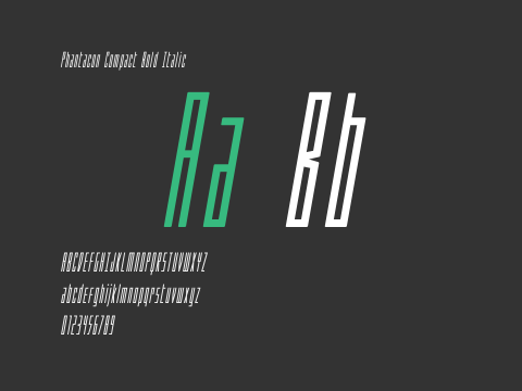 Phantacon Compact Bold Italic