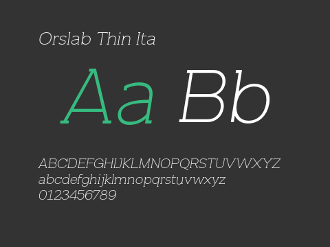 Orslab Thin Ita