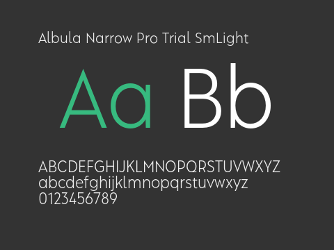 Albula Narrow Pro Trial SmLight