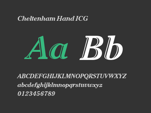 Cheltenham Hand ICG